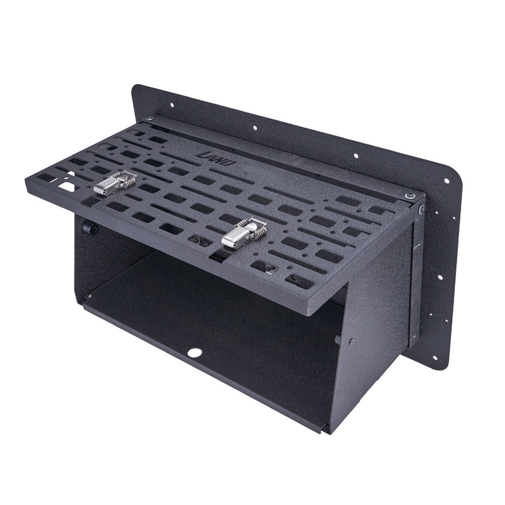 Camping Cooking Organizer - 合金製リアドア折りたたみ式ドロップダウンテーブル、調理およびキャンプオーガナイザー、トヨタランドクルーザー76 lc76アクセサリー用収納