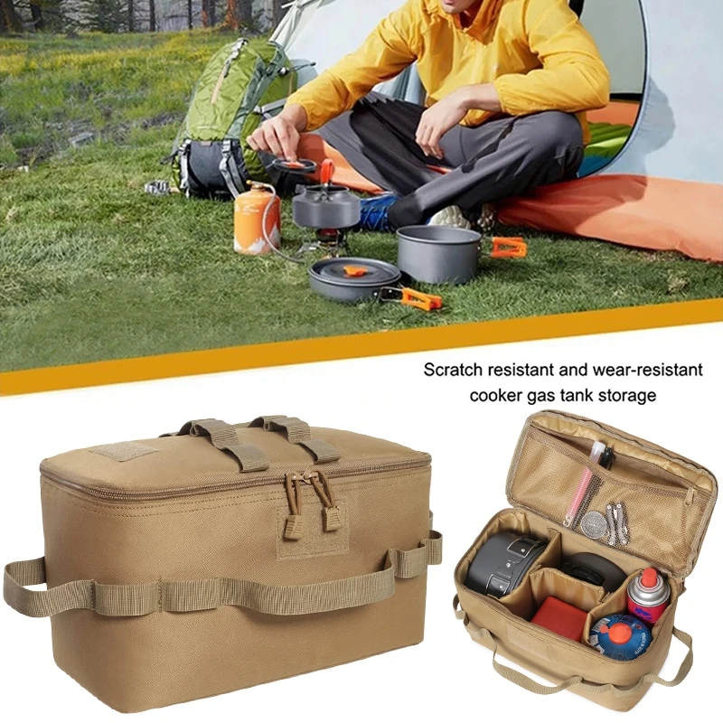 キャンプガスタンク収納袋屋外大容量グランドネイルツールバッグ - Camping Cooking Organizer のレビューと価格