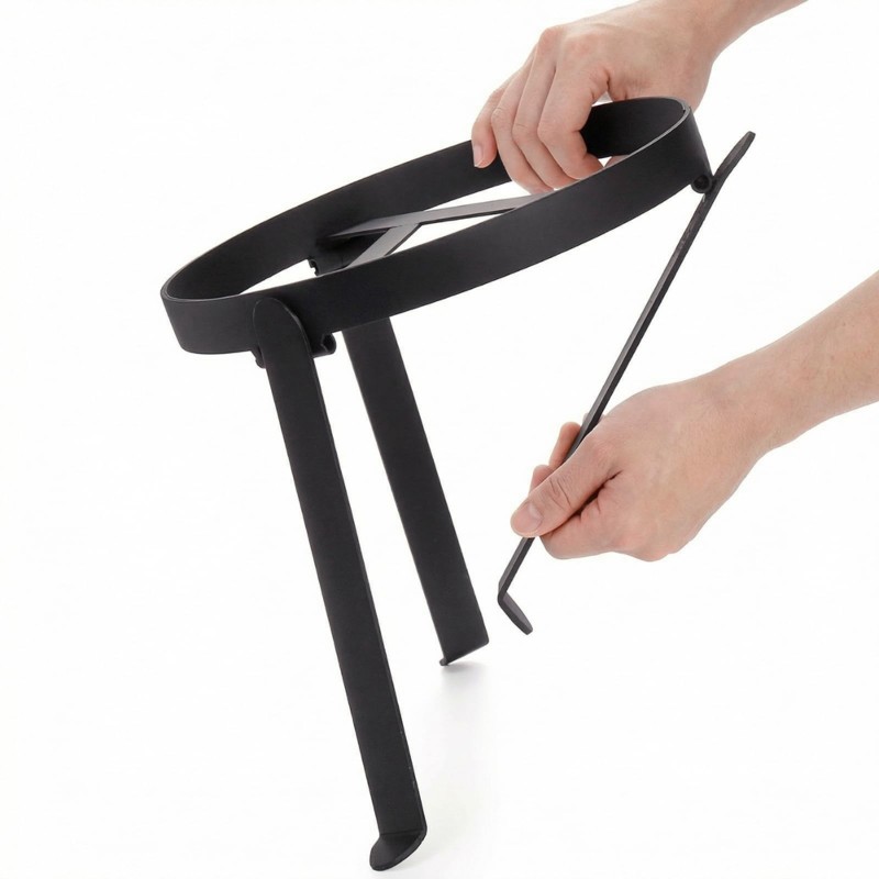 FSTE-三脚スタンド 鋳鉄製ダッチオーブン用、キャンプ用三 - Camp Dutch Oven Cast のレビューと価格