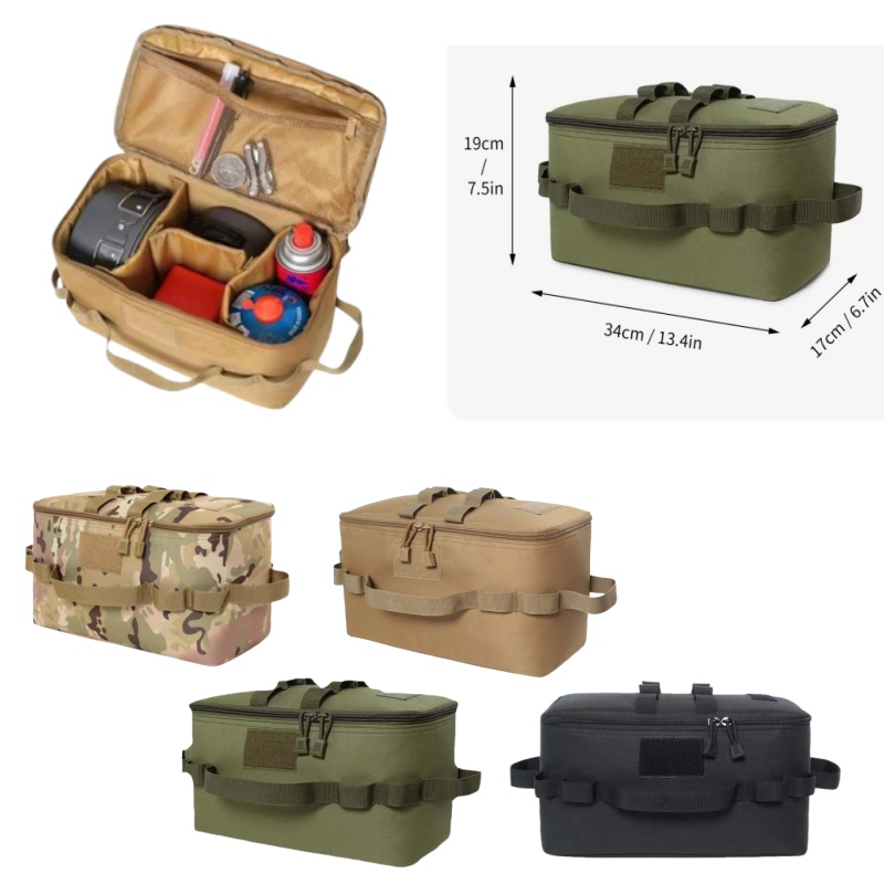 アウトドアポーチ キャンプ収納袋 調理器具オーガナイザー ポ - Camping Cooking Organizer のレビューと価格