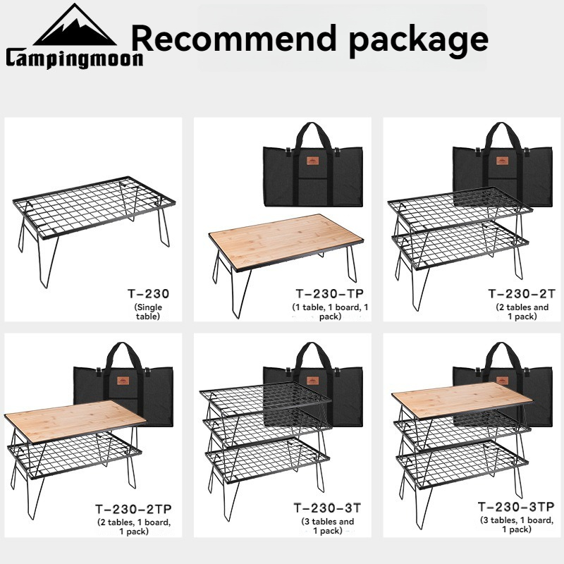 CAMPINGMOON T230 多機能アイロン収納ラック、 - Camping Cooking Table のレビューと価格