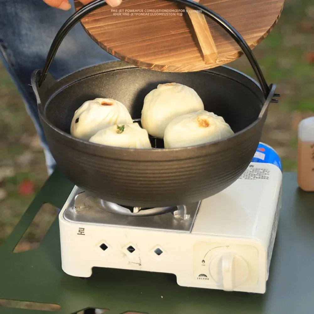 屋外用鋳鉄製ダッチオーブン鍋（蓋付き）頑丈なノンスティック加 - Camp Dutch Oven Cast のレビューと価格