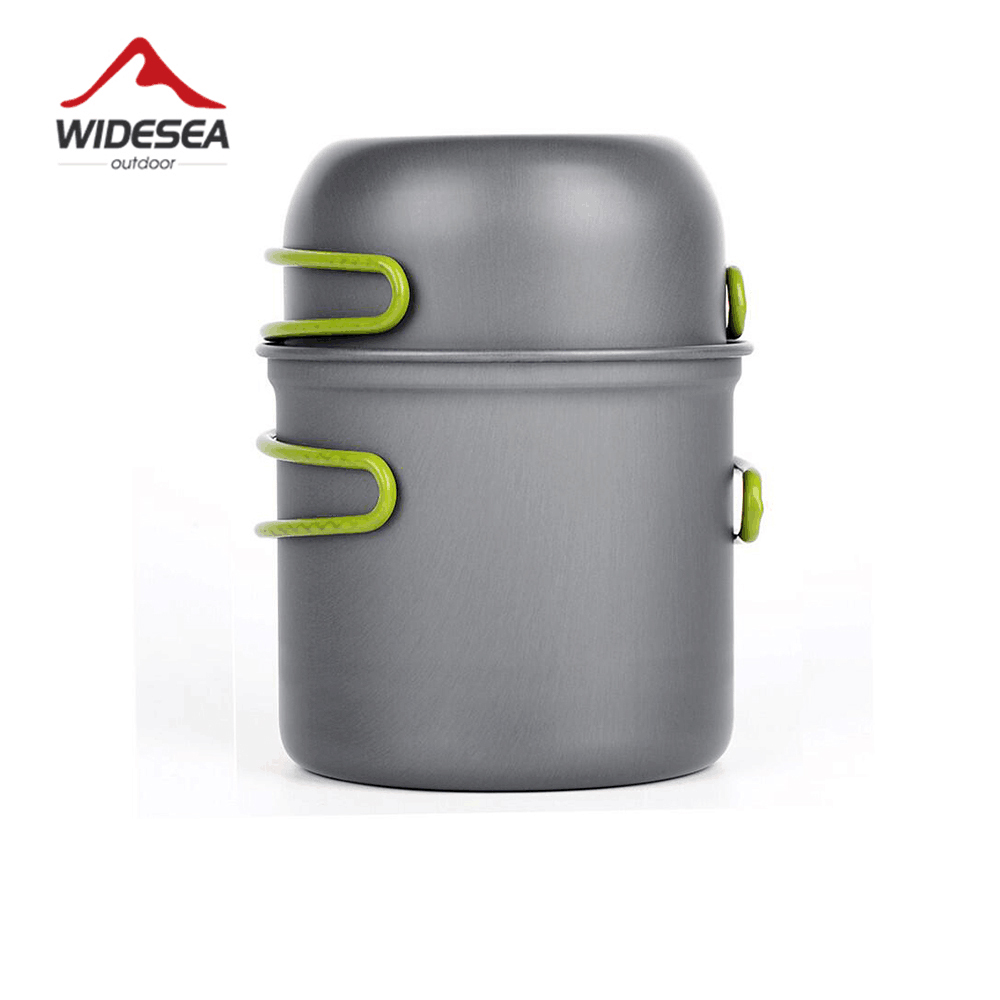 ワイドシー超軽量キャンプ調理器具アウトドア食器ポットセットハ - Camping Cooking Organizer のレビューと価格