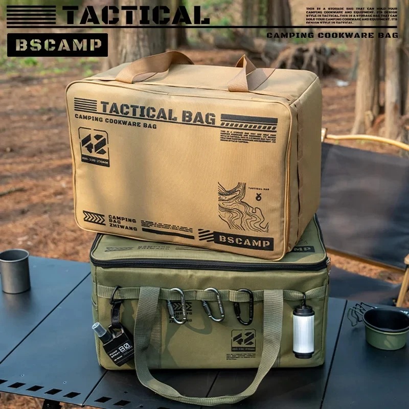 30L/42L/56L大容量折りたたみ式断熱防水戦術収納バッ - Camping Cooking Organizer のレビューと価格