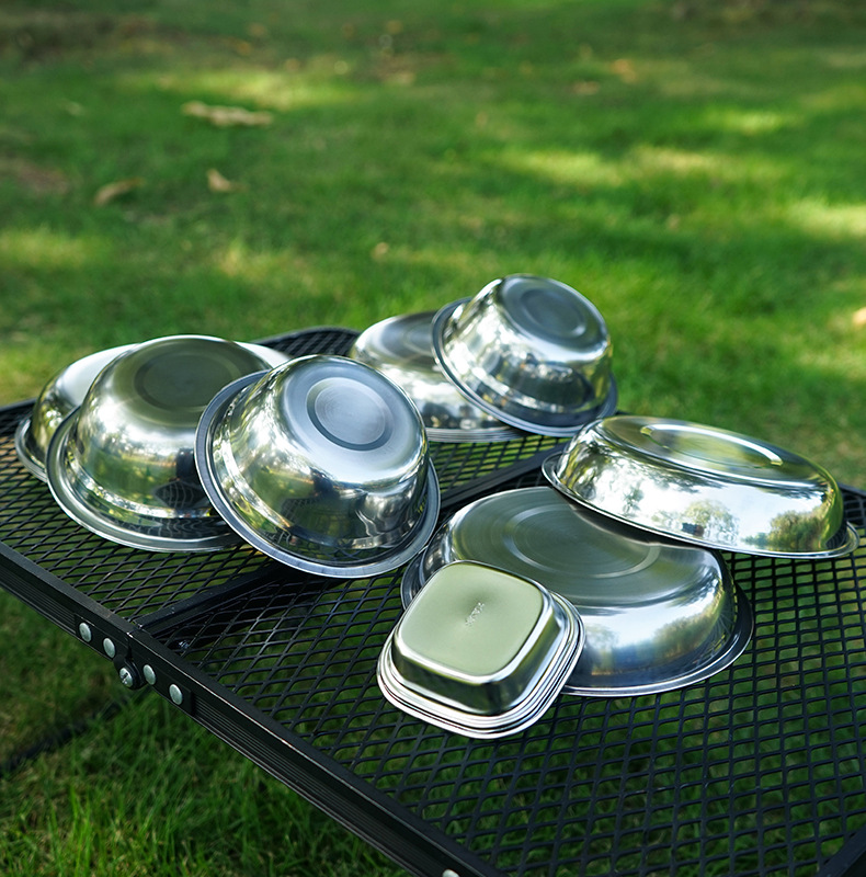 CLSキャンプ用ポータブルダイニングプレート22点セット ア - Camping Cooking Dining Set のレビューと価格