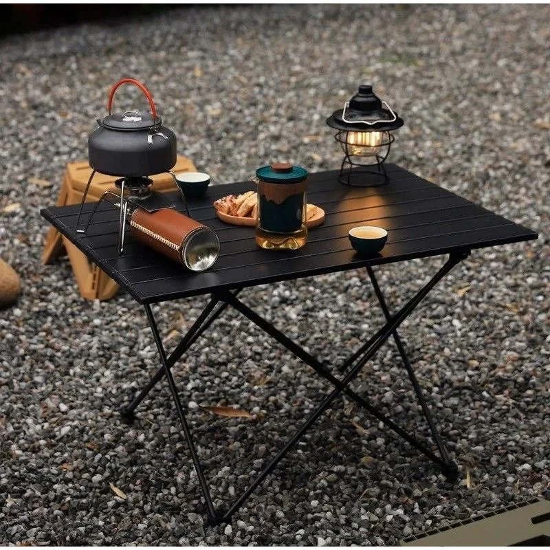 ポータブルエッグロール折りたたみ式キャンプテーブル、軽量ピク - Camping Cooking Table のレビューと価格