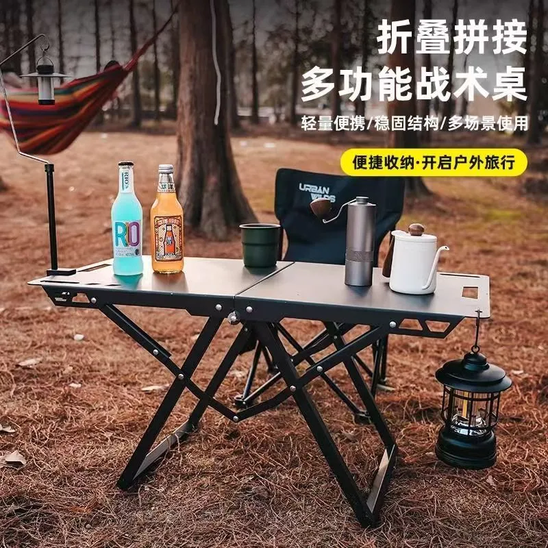 折りたたみ式ポータブル折りたたみキャンプテーブルステンレス鋼 - Camping Cooking Table のレビューと価格
