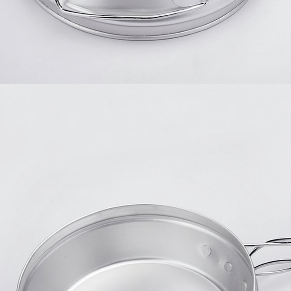アウトドア用アルミ製調理器具セット。スタックキャンプ、携帯用 - Camping Cooking Dining Set のレビューと価格